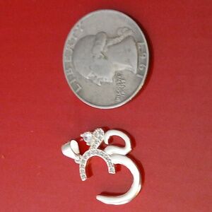 New Silver Om Pendant
